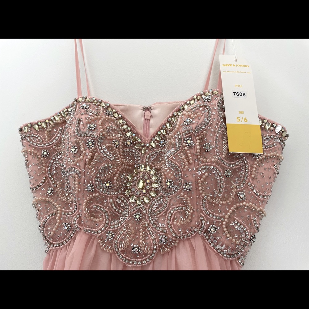 Sequin design wedding guest / prom style dress